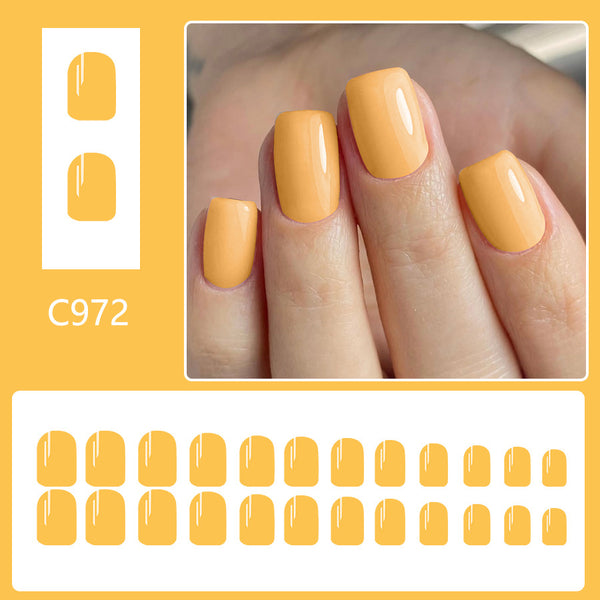 12 Sizes-24 Pcs Press On Nails C972
