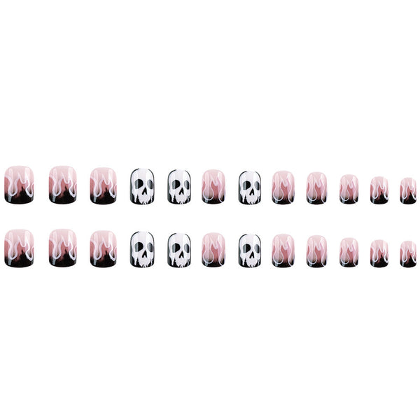 French Glossy Medium Square Press on Nails