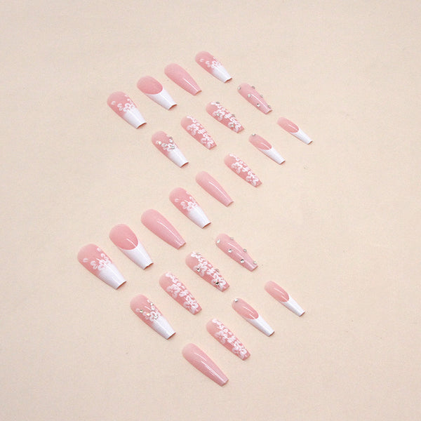 12 Sizes-24 Pcs Press On Nails Z688