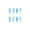 12 Sizes-24 Pcs Press On Nails W222