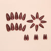 12 Sizes-24 Pcs Press On Nails W1792