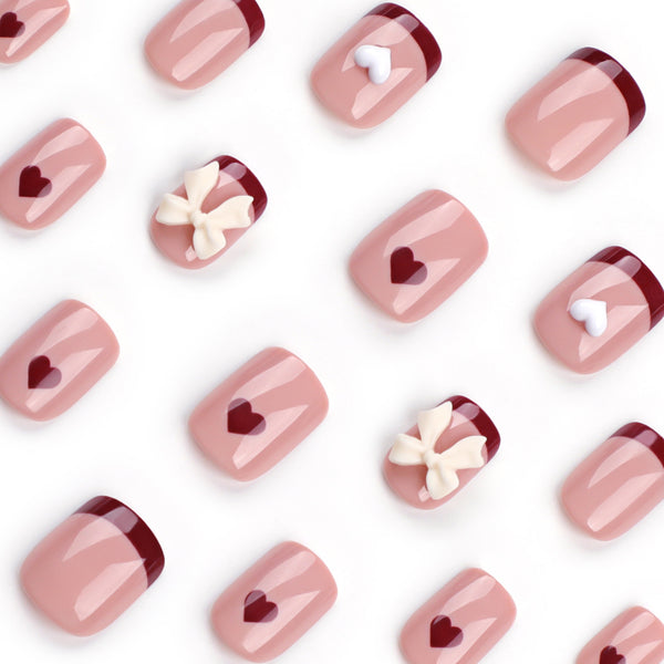 12 Sizes-24 Pcs Press On Nails JP2943