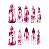 12 Sizes-24 Pcs Press On Nails JP3423
