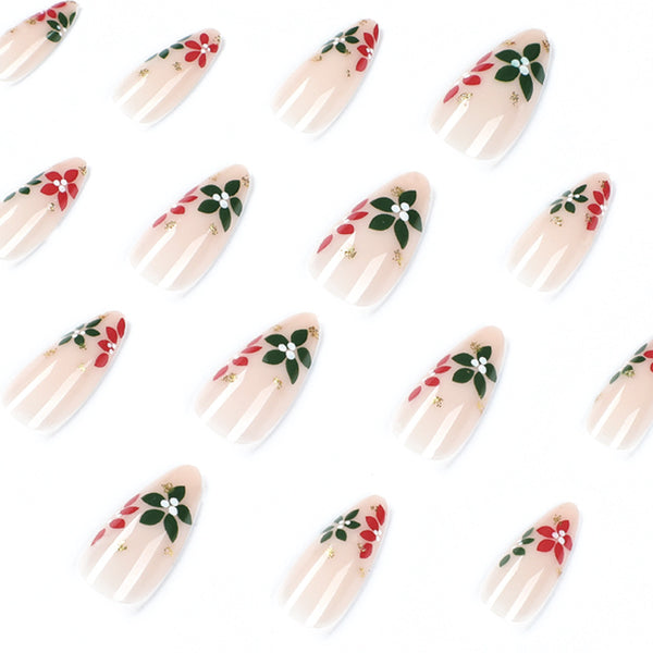 12 Sizes-24 Pcs Press On Nails JP1918