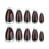 12 Sizes-24 Pcs Press On Nails JP3551