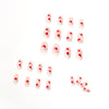12 Sizes-24 Pcs Press On Nails JP1105