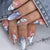 12 Sizes-24 Pcs Press On Nails Y1812