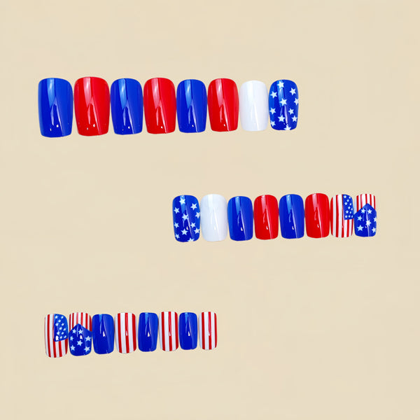 12 Sizes-24 Pcs Press On Nails Y1937