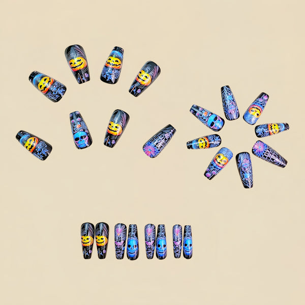 12 Sizes-24 Pcs Press On Nails Y1029