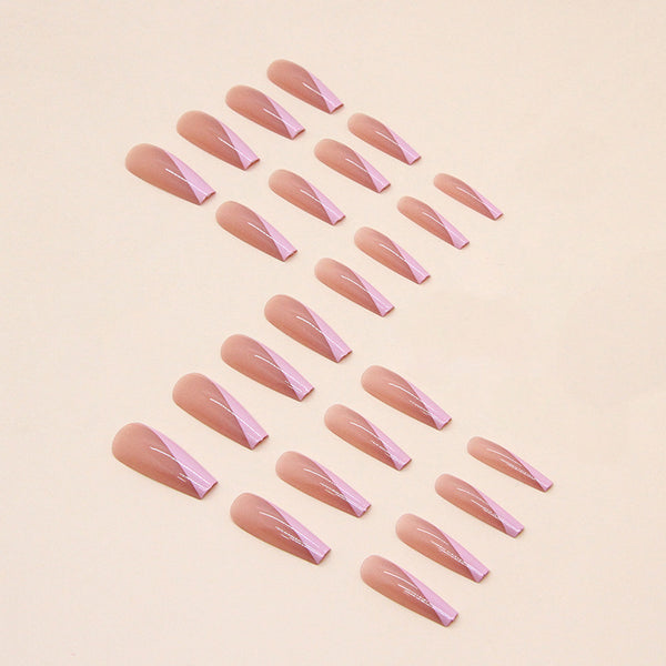 12 Sizes-24 Pcs Press On Nails W461