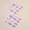 12 Sizes-24 Pcs Press On Nails W1172