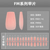 12 Sizes-24 Pcs Press On Nails FM01-01