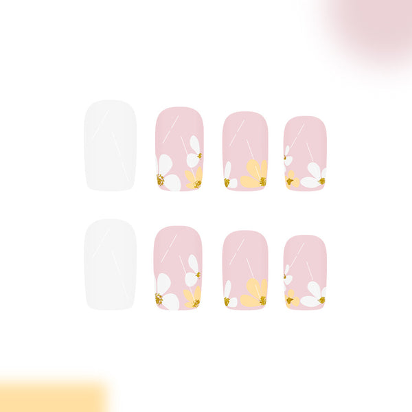 12 Sizes-24 Pcs Press On Nails C1046