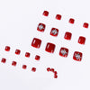 12 Sizes-24 Pcs Press On Nails JP1057