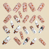 12 Sizes-24 Pcs Press On Nails Y1191