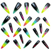 12 Sizes-24 Pcs Press On Nails Y645