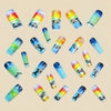 12 Sizes-24 Pcs Press On Nails Y800