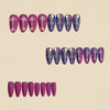 12 Sizes-24 Pcs Press On Nails Y1112