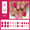12 Sizes-24 Pcs Press On Nails C806