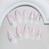 12 Sizes-24 Pcs Press On Nails W1972