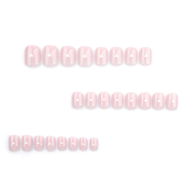 12 Sizes-24 Pcs Press On Nails JP3549