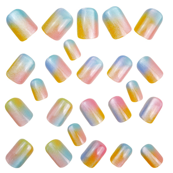 12 Sizes-24 Pcs Press On Nails Y1387