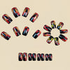 12 Sizes-24 Pcs Press On Nails Y1646
