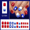 12 Sizes-24 Pcs Press On Nails C1701