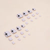 12 Sizes-24 Pcs Press On Nails F060