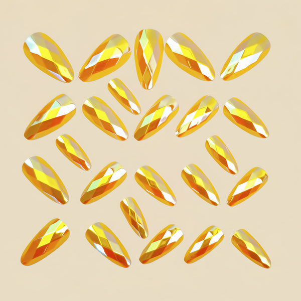 12 Sizes-24 Pcs Press On Nails Y1611
