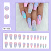 12 Sizes-24 Pcs Press On Nails W1006