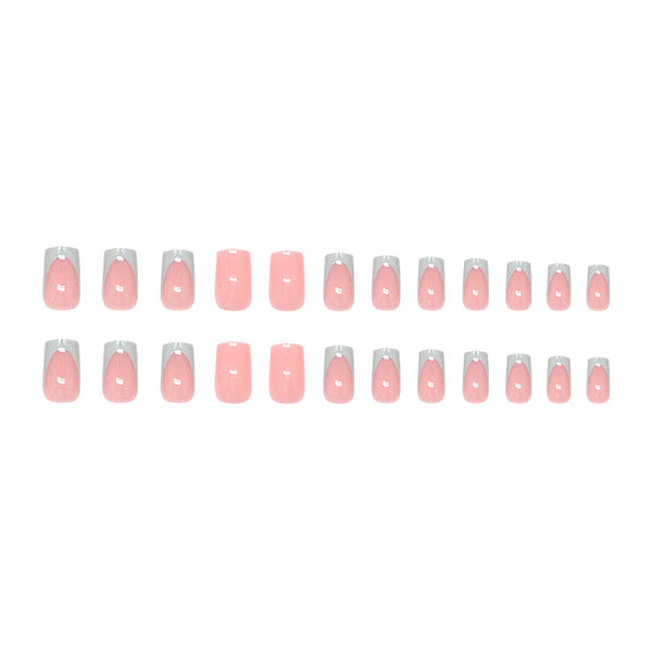 12 Sizes-24 Pcs Press On Nails W1964