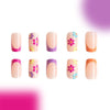 12 Sizes-24 Pcs Press On Nails C292