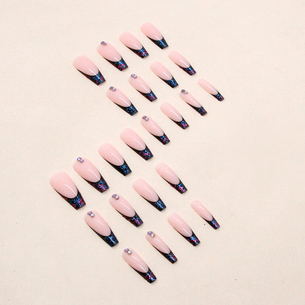 12 Sizes-24 Pcs Press On Nails Z695