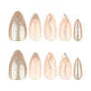 12 Sizes-24 Pcs Press On Nails JP3752