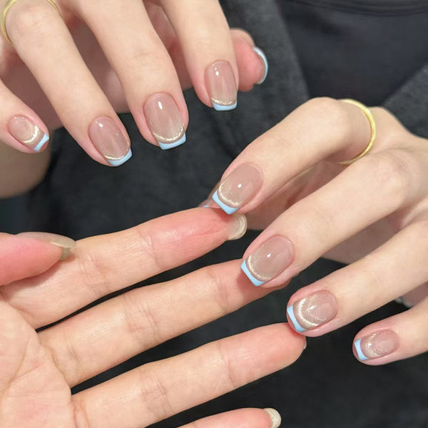 12 Sizes-24 Pcs Press On Nails MY117