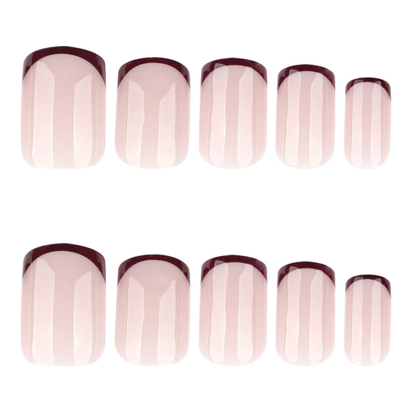 12 Sizes-24 Pcs Press On Nails JP4198