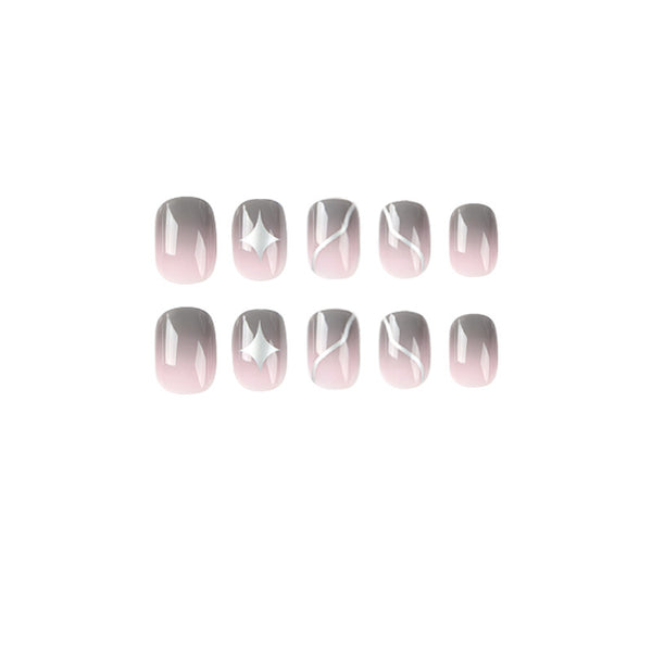 12 Sizes-24 Pcs Press On Nails JP2116