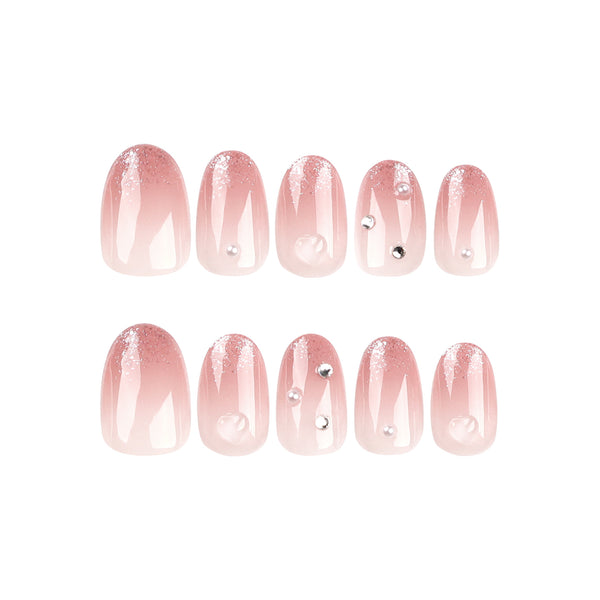 12 Sizes-24 Pcs Press On Nails JP3096