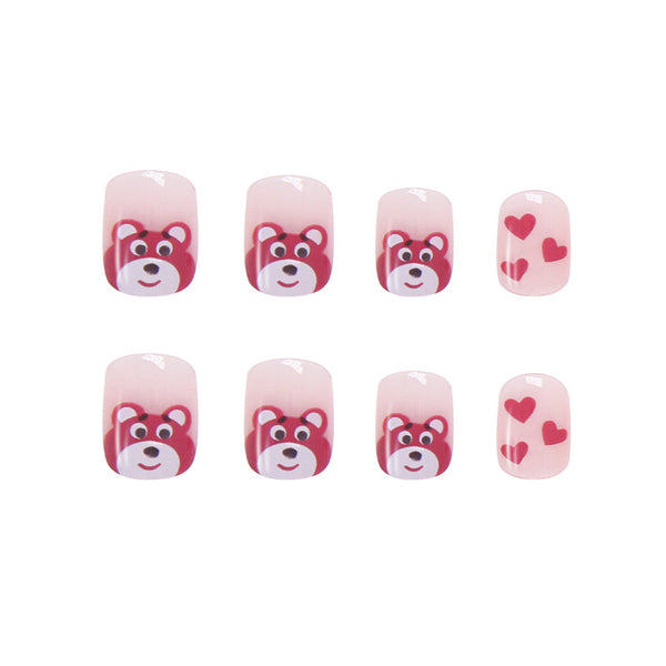 12 Sizes-24 Pcs Press On Nails R237