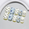 12 Sizes-24 Pcs Press On Nails K002