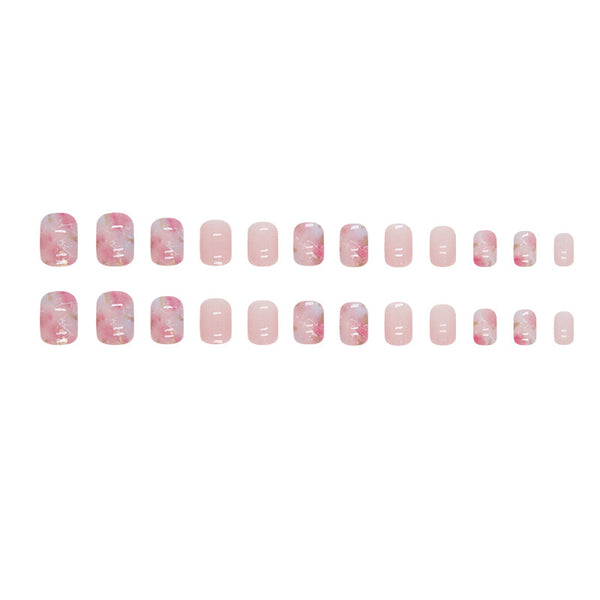 12 Sizes-24 Pcs Press On Nails W1231