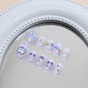 12 Sizes-24 Pcs Press On Nails K024