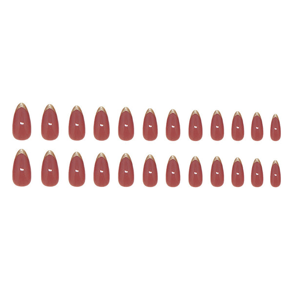 12 Sizes-24 Pcs Press On Nails W2203