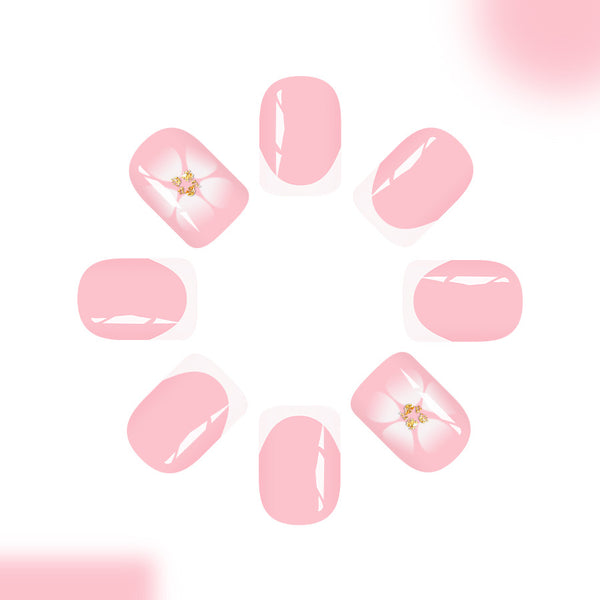 12 Sizes-24 Pcs Press On Nails C1164