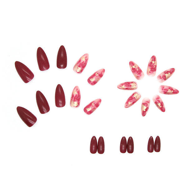 12 Sizes-24 Pcs Press On Nails W261