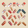 12 Sizes-24 Pcs Press On Nails Y1315