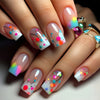 12 Sizes-24 Pcs Press On Nails Y492