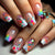 12 Sizes-24 Pcs Press On Nails Y492