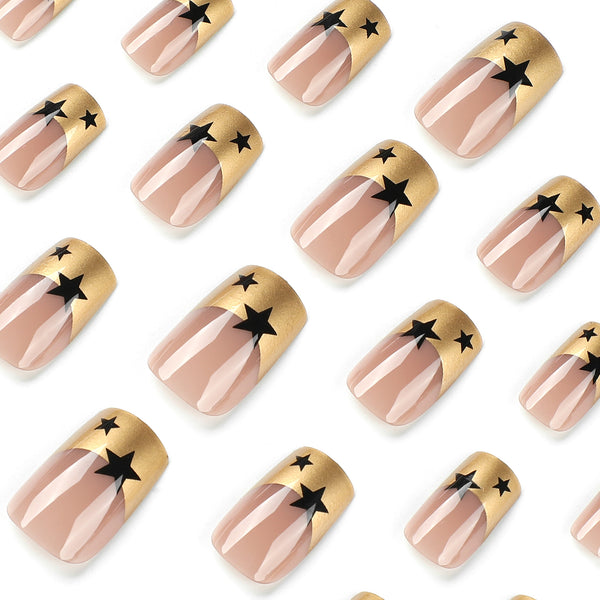 12 Sizes-24 Pcs Press On Nails JP2621